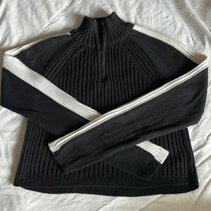 Urban outfitters half zip knit sweater